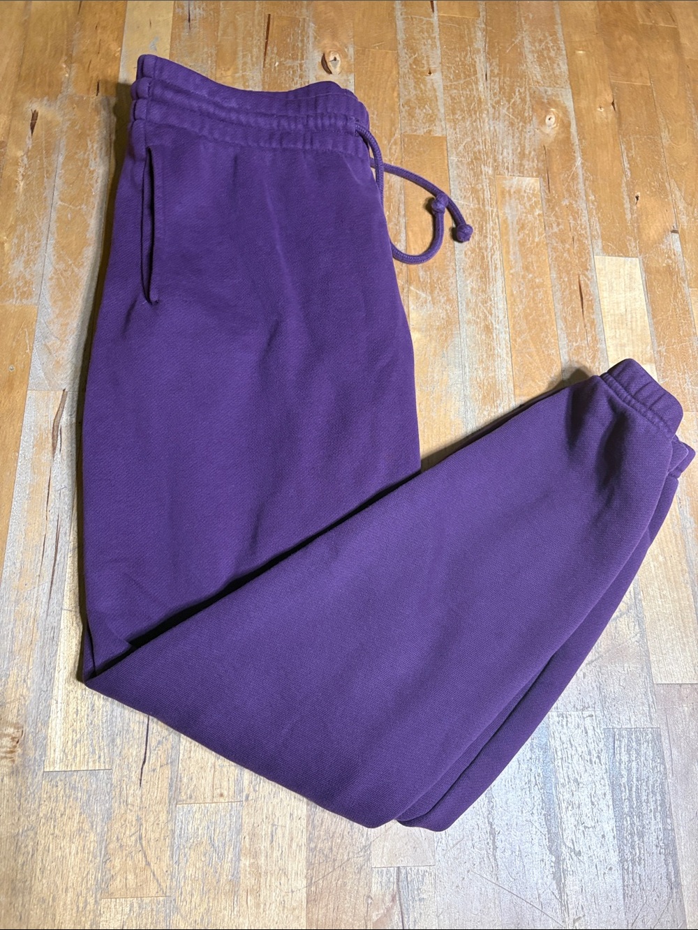 TNA Cozy AF Purple Joggers